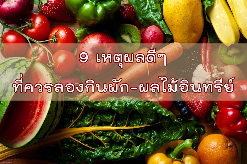 9 เหตุผลดีๆ ที่ควรลองกินผัก-ผลไม้อินทรีย์ thaihealth