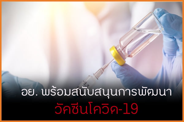 อย. พร้อมสนับสนุนการพัฒนา วัคซีนโควิด-19 thaihealth